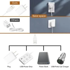 White LED Under Cabinet Lighting Dimmable Lamp Linkable USB Light Bar, 6000K Cold White For Kitchen, Desk -Lamp Parts lukyamzn under cabinet lighting accessories sa1127b475 1f 1000