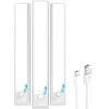 White LED Under Cabinet Magnetic Wireless Lighting Lamp W/ Motion Sensor Dimmable Under Counter Lights, 3-Pack -Lamp Parts lukyamzn under cabinet lighting accessories sa1127b485 64 1000