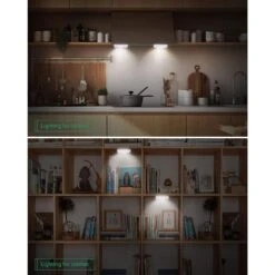 White LED Closet Light Tap Light Lamp, Touch Push Night Light, Wireless Wall Mount Under Cabinet, Shelf -Lamp Parts lukyamzn under cabinet lighting accessories sa1127b487 76 1000