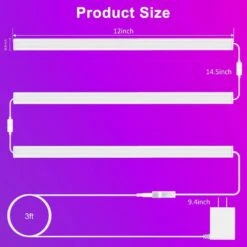 White RGB LED Under Cabinet Lighting Lamp Kit W/ Smart App & Remote Control (3-Pack) -Lamp Parts lukyamzn under cabinet lighting accessories sa1127b491 fa 1000