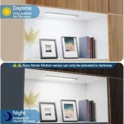 Cool White 51-LED Lamp Motion Sensor Under Cabinet Light, 12-inch Magnetic Rechargeable, 3-Pack -Lamp Parts lukyamzn under cabinet lighting accessories sa1127b500 4f 1000