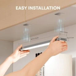 White LED Under Cabinet Light Lamp W/ Motion Sensor And Dimming Rechargeable Indoor Lighting For Kitchen Closet 2-Pack 13 White LED Under Cabinet Light Lamp W/ Motion Sensor And Dimming Rechargeable Indoor Lighting For Kitchen Closet 2-Pack -Lamp Parts lukyamzn under cabinet lighting accessories sa1127b502 fa 1000