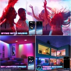 16 In. LED 18-Watt Dimmable Wall Washer Light Bar Color Changing DJ App And Remote Control Uplight Stage Lighting 4-Pack 13 16 In. LED 18-Watt Dimmable Wall Washer Light Bar Color Changing DJ App And Remote Control Uplight Stage Lighting 4-Pack -Lamp Parts lukyamzn wall light panels ph03727b010 fa 1000