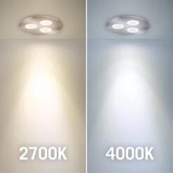 Pro-Grade Black LED Satin Bright White Dimmable Puck Light/Recessed Downlight -Lamp Parts matte black armacost lighting puck lights 223313 76 1000