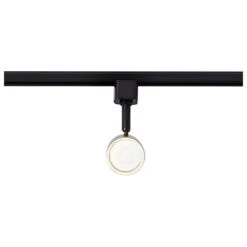 Matte Black/Brushed Nickel Integrated LED Fixed Track Cylinder Head -Lamp Parts matte black brushed nickel satco track lighting heads th638 1f 1000