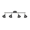 Globe Electric Tristan 2.17 Ft. 4-Light Matte Black Linear Track Lighting Kit