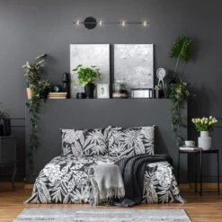 Globe Electric Monroe 2.36 Ft. 4-Light Matte Black Slim Profile Fixed Track Lighting Kit -Lamp Parts matte black globe electric track lighting kits 59968 31 1000