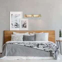 Globe Electric 1.85 Ft. 3-Light Matte Brass Plug-In Fixed Track Lighting Kit -Lamp Parts matte black globe electric track lighting kits 91002806 c3 1000