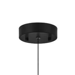 Bellingham 8-Watt Matte Black Integrated LED Mini Pendant With Acrylic Shade -Lamp Parts matte black hampton bay pendant lights hd7972c1 a0 1000