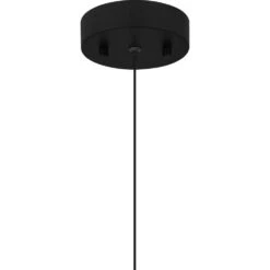 Bellingham 8-Watt Matte Black Integrated LED Mini Pendant With Acrylic Shade -Lamp Parts matte black hampton bay pendant lights hd7972c1 fa 1000