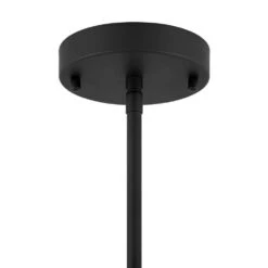 Timphaven 1-Light Matte Black Shaded Mini-Pendant Clear Glass 16 Timphaven 1-Light Matte Black Shaded Mini-Pendant Clear Glass -Lamp Parts matte black hampton bay pendant lights lcf8901as 01 mb 1d 1000