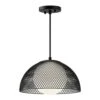 Haven 12 In. 1 Light 60-Watt Matte Black/Opal Matte Glass Pendant Light -Lamp Parts matte black opal matte glass alora mood pendant lights pd402513mbop 64 1000