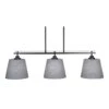 Monroe 3-Light Matte Black Billiard Light
