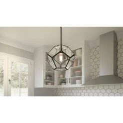 Kinslee 1-Light Matte Black Mini Pendant 11 Kinslee 1-Light Matte Black Mini Pendant -Lamp Parts matte black quoizel pendant lights qpp5593mbk 31 1000