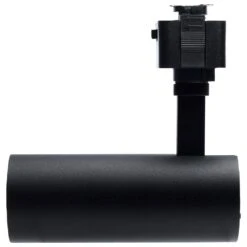 Matte Black 10-Watt CCT Selectable Integrated LED Linear Track Round Back Head -Lamp Parts matte black satco track lighting heads th5004 4f 1000