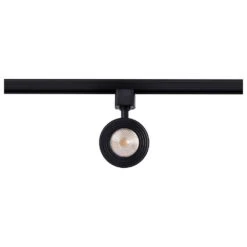 Matte Black Integrated LED Fixed Track Mini Step Head -Lamp Parts matte black satco track lighting heads th631 4f 1000