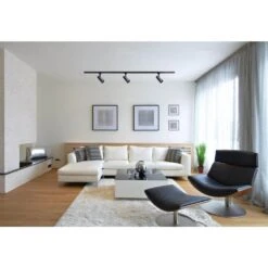 Matte Black 15-Watt Adjustable Beam Integrated LED Fixed Track Cylinder Head -Lamp Parts matte black satco track lighting heads th732 31 1000