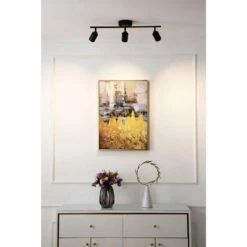 Shura 3-Light Black Integrated LED Track Light With Rotatable Heads, 2 Ft. Fixed Track Lighting Kit, 3000k, 1470 Lumens 19 Shura 3-Light Black Integrated LED Track Light With Rotatable Heads, 2 Ft. Fixed Track Lighting Kit, 3000k, 1470 Lumens -Lamp Parts matte black vidalite track lighting kits ce1007791 31 1000