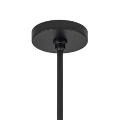 Haven 4-Light 23.6 In.W Matte Black Modern Farmhouse Drum Pendant Light With Fabric For Kitchen 23 Haven 4-Light 23.6 In.W Matte Black Modern Farmhouse Drum Pendant Light With Fabric For Kitchen -Lamp Parts matte black white fabric huoku pendant lights pd1074471 44 1000