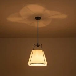 Haven 4-Light 15 In.W Matte Black Modern Farmhouse Drum Pendant Light With Fabric For Kitchen 21 Haven 4-Light 15 In.W Matte Black Modern Farmhouse Drum Pendant Light With Fabric For Kitchen -Lamp Parts matte black white fabric huoku pendant lights pd1074481 66 1000