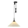 Ellen 20-in 1 Light 60-Watt Matte Black/White Linen Pendant Light -Lamp Parts matte black white linen alora mood pendant lights pd447120mbwl 64 1000