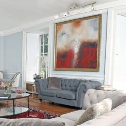 EGLO Cantil 33.19 In. Matte Nickel LED Track Lighting Kit With Clear Acrylic Shades -Lamp Parts matte nickel eglo track lighting kits 203186a 44 1000