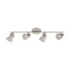 EGLO Seras-3 2.5 Ft. 4-Light Matte Nickel Fixed Track Lighting Kit
