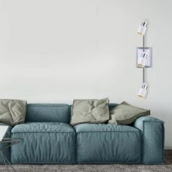 EGLO Davida 2 Ft. 3-Light Matte White/Chrome Fixed Track Lighting Kit -Lamp Parts matte white chrome eglo track lighting kits 200323a 4f 1000