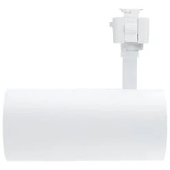 Matte White 30-Watt CCT Selectable Integrated LED Linear Track Round Back Head -Lamp Parts matte white satco track lighting heads th5023 4f 1000