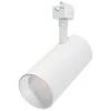 Matte White 30-Watt CCT Selectable Integrated LED Linear Track Round Back Head