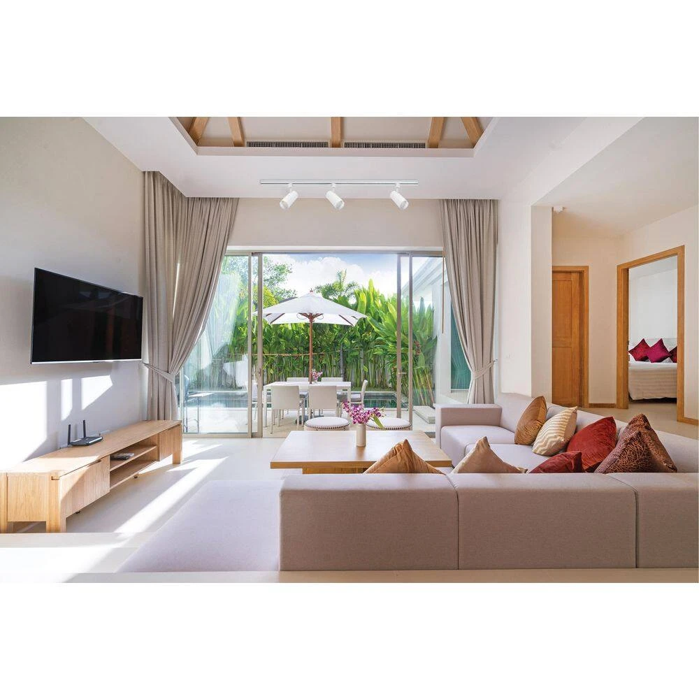 Matte White 30-Watt Integrated LED 36° Fixed Track Cylinder Head 8 Matte White 30-Watt Integrated LED 36° Fixed Track Cylinder Head - Image 6