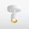 Shura Matte White Adjustable Spot Light, Integrated LED Bulb, Fixed Track Cylinder Spotlight, 3000k, 490 Lumens -Lamp Parts matte white vidalite track lighting heads ce1060116 64 1000