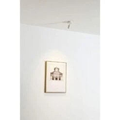 Shura Matte White Adjustable Spot Light, Integrated LED Bulb, Fixed Track Cylinder Spotlight, 3000k, 490 Lumens -Lamp Parts matte white vidalite track lighting heads ce1060116 fa 1000