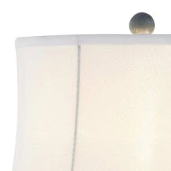 27.5 In. Green Vintage Dimmable Resin Bedroom Living Room Bedside Desk Nightstand Table Lamps (Set Of 2) -Lamp Parts maxax lamp sets t09 gn 4f 1000