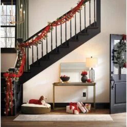 27.5 In. Black Modern Dimmable Iron Bedroom Living Room Bedside Desk Nightstand Table Lamps (Set Of 2) -Lamp Parts maxax lamp sets t100 bk a0 1000