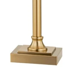 28.5 In. Brass Modern Metal Bedroom Living Room Bedside Desk Nightstand Tall Table Lamps USB Port (Set Of 2) -Lamp Parts maxax lamp sets t110 gd 76 1000