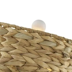 Heideman 26 In. White Modern Resin Bedroom Living Room Bedside Desk Nightstand Table Lamps Set Of 2 -Lamp Parts maxax lamp sets t150 wh 76 1000