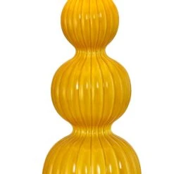 Columbia 27.75 In. Yellow Coastal Dimmable Ceramic Bedroom Living Room Bedside Desk Nightstand Table Lamps Set Of 2 -Lamp Parts maxax lamp sets t45 ly 4f 1000