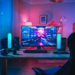 Monster 2-Pack Multi-Color LED Light Bar With Multi-Position Base, Included With Remote Control And Cable 13 Monster 2-Pack Multi-Color LED Light Bar With Multi-Position Base, Included With Remote Control And Cable -Lamp Parts monster under cabinet lighting accessories mlb7 2013 rgb 4f 1000