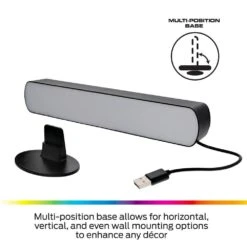 Monster 2-Pack Multi-Color LED Light Bar With Multi-Position Base, Included With Remote Control And Cable 16 Monster 2-Pack Multi-Color LED Light Bar With Multi-Position Base, Included With Remote Control And Cable -Lamp Parts monster under cabinet lighting accessories mlb7 2013 rgb fa 1000