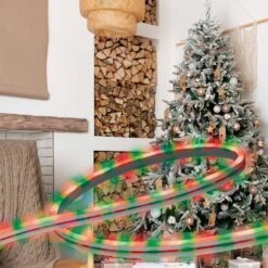 Monster 2-Pack Multi-Color 6.5 Ft. RGB Color-Flow Technology Neon-LED Strip, Flexible Neon, Easy DIY Installation, -Lamp Parts monster wall light panels ecom 1088 pp2 4f 1000