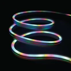 Monster 2-Pack Multi-Color 6.5 Ft. RGB Color-Flow Technology Neon-LED Strip, Flexible Neon, Easy DIY Installation, -Lamp Parts monster wall light panels ecom 1088 pp2 fa 1000