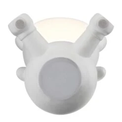 White 11.125 In. Indoor Teddy Bear Table Lamp With Dimmable And RGB Color Changing Features 29 White 11.125 In. Indoor Teddy Bear Table Lamp With Dimmable And RGB Color Changing Features -Lamp Parts monteaux lighting novelty lights hpi 10037 fa 1000 1