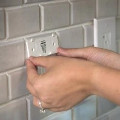 Indoor Battery Powered Motion Activated LED Night Light, White (6-Pack) -Lamp Parts mr beams night lights mb710 wht 06 fa 1000