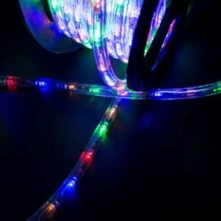 Outdoor 100 Ft. 110-Volt Plug-In Multi-Color Color Changing Light LED Color Changing Lights Rope Light -Lamp Parts multi color walsport rope lights usli1002color 44 1000