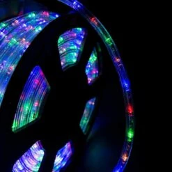 Outdoor 100 Ft. 110-Volt Plug-In Multi-Color Color Changing Light LED Color Changing Lights Rope Light -Lamp Parts multi color walsport rope lights usli1002color fa 1000