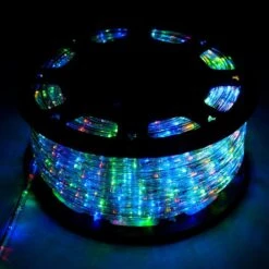 Outdoor 150 Ft. 110-Volt Plug-In Multi-Color Color Changing Light LED Rope Light -Lamp Parts multi color walsport rope lights usli1003color 1f 1000