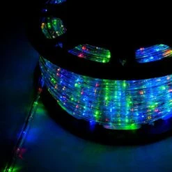 Outdoor 150 Ft. 110-Volt Plug-In Multi-Color Color Changing Light LED Rope Light -Lamp Parts multi color walsport rope lights usli1003color 44 1000