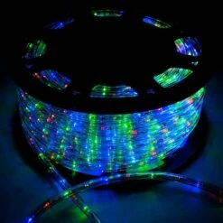 Outdoor 150 Ft. 110-Volt Plug-In Multi-Color Color Changing Light LED Rope Light -Lamp Parts multi color walsport rope lights usli1003color fa 1000