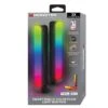 Monster 9 In. USB Smart Wi-Fi Black Integrated LED LightBars 2-Pack Multi-Color Razor Chroma Plug-In Under Cabinet Light 1.6 In.